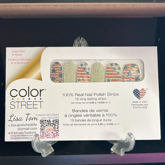 Color Street Real Nail Polish Strips in GLITZ AND GLORY - Picture 4 of 6